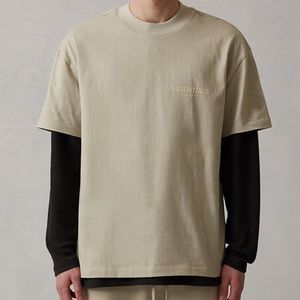 Fear of God Essentials “Wheat” Short Sleeve Tee